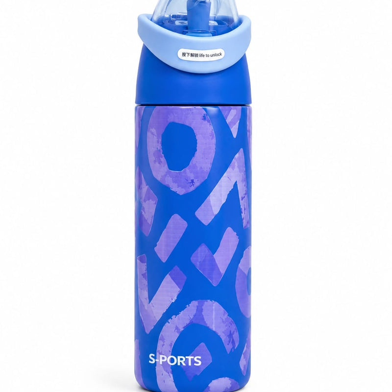 Luxury Textured Dual Sip Bottle