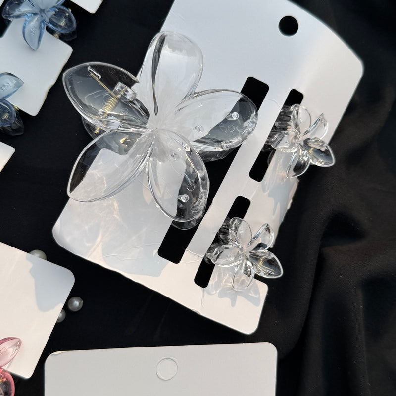 Flower Claw Clip Set