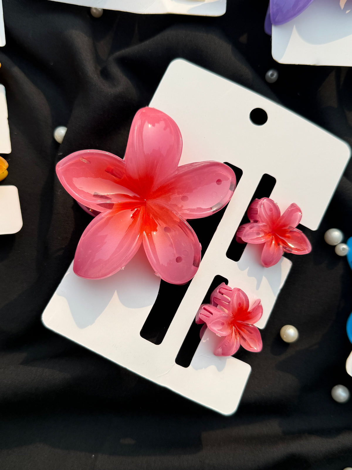 Flower claw Clip Set