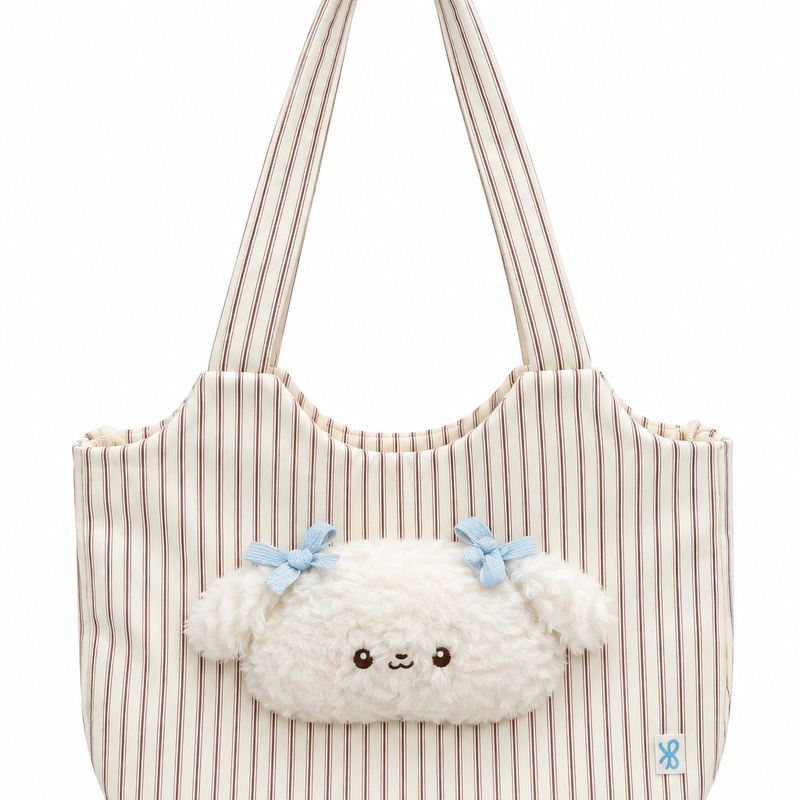 Korean Plushie Canvas Tote