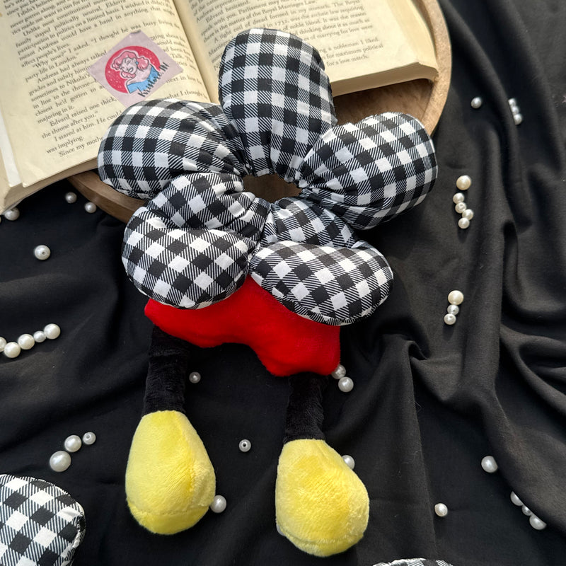 Korean Puffer Scrunchies-Micky Mouse