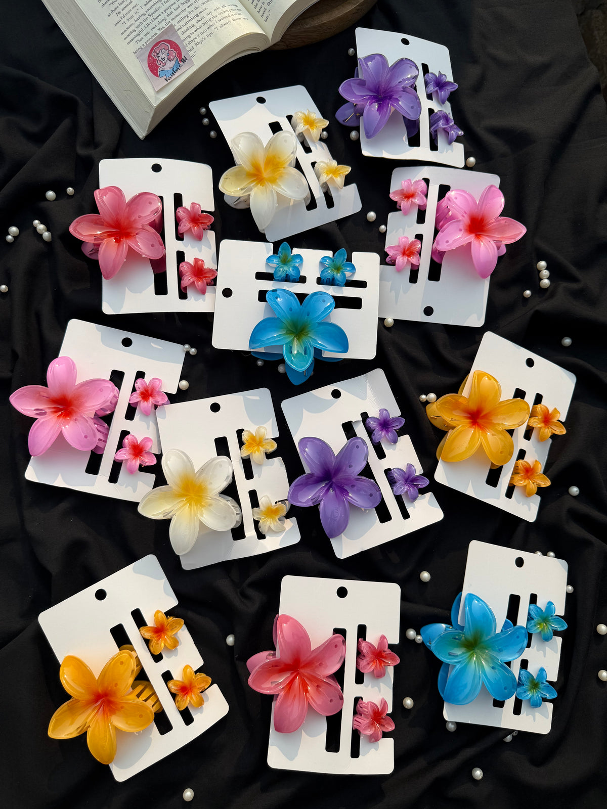 Flower claw Clip Set