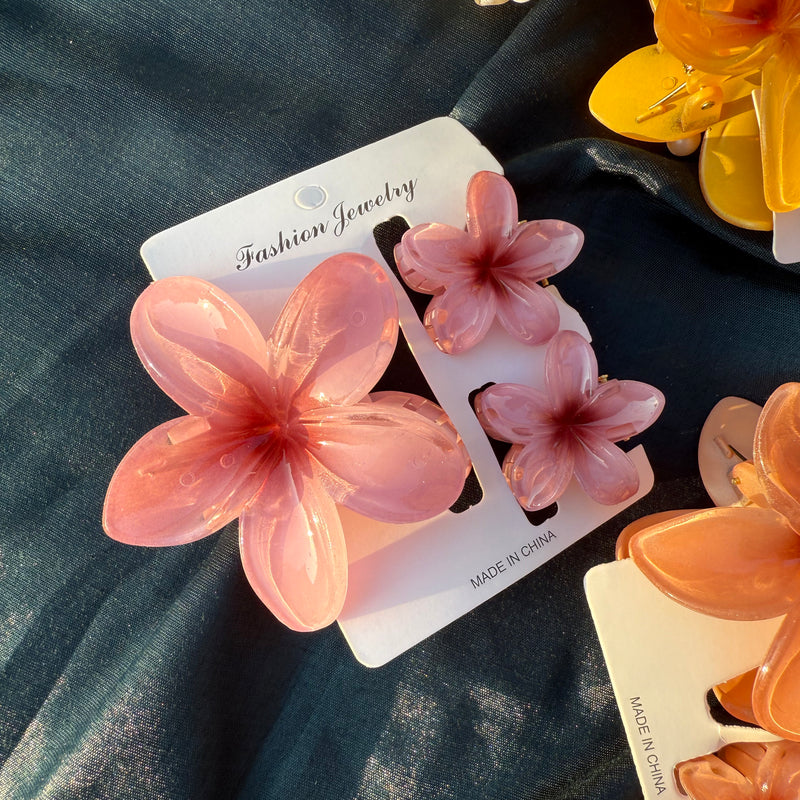 Flower Claw Clip Set