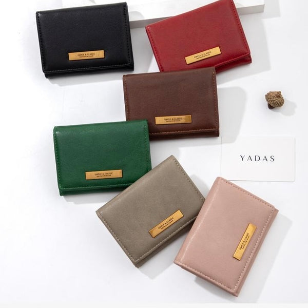 Aesthetic Trifold Mini Wallet