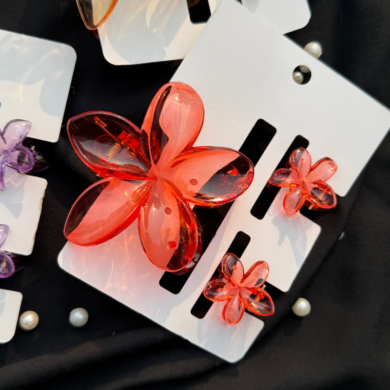 Flower Claw Clip Set