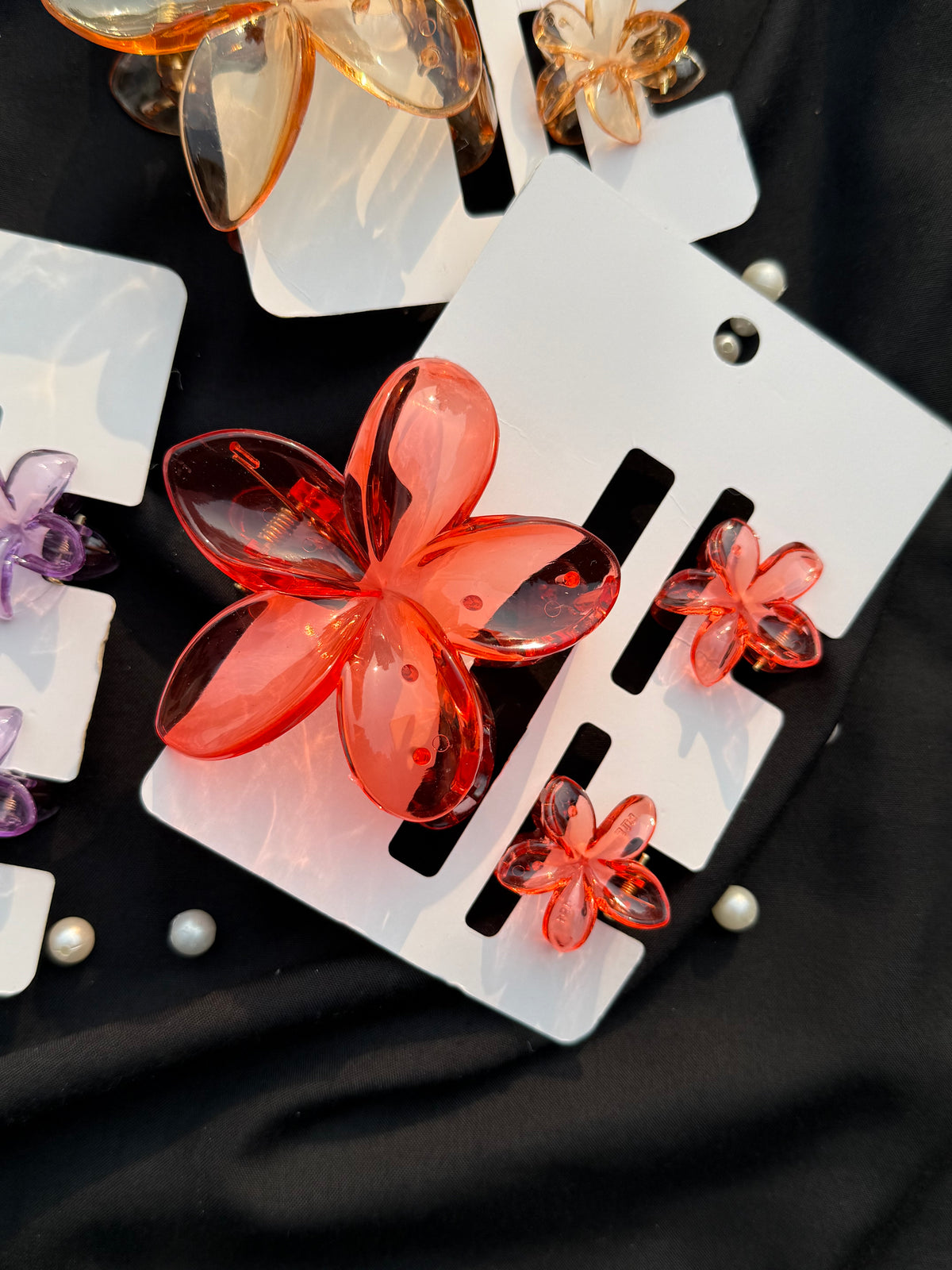 Flower Claw Clip Set