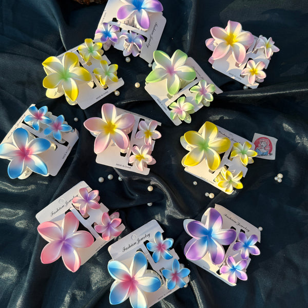 Flower Claw Clip Set