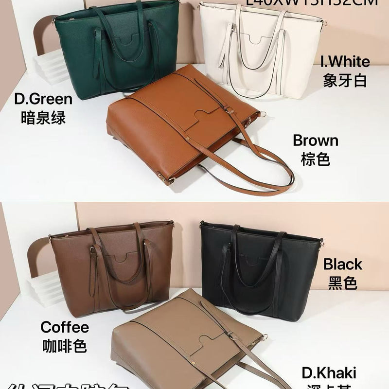Three Compartment 18 inches Tote Bag