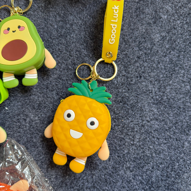 Fruity Mini Keychain Pouch