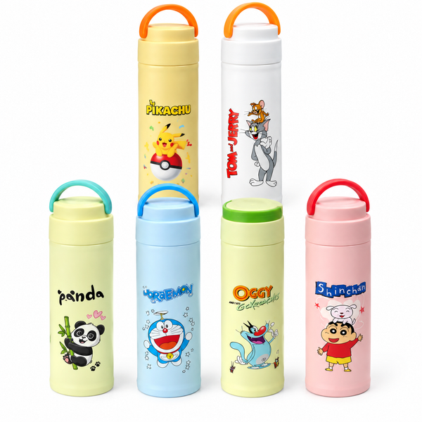 Cartoon Character Glass Bottles
