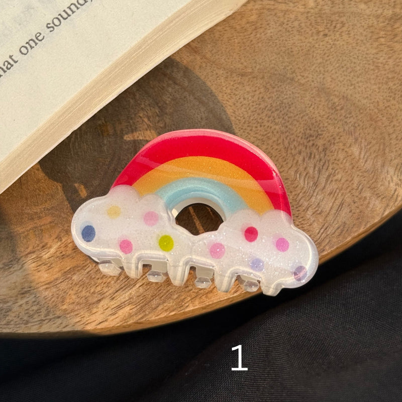 Rainbow  Acrylic Claw Clip