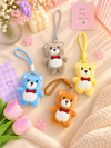 Teddy Bear Bow Bag Charm