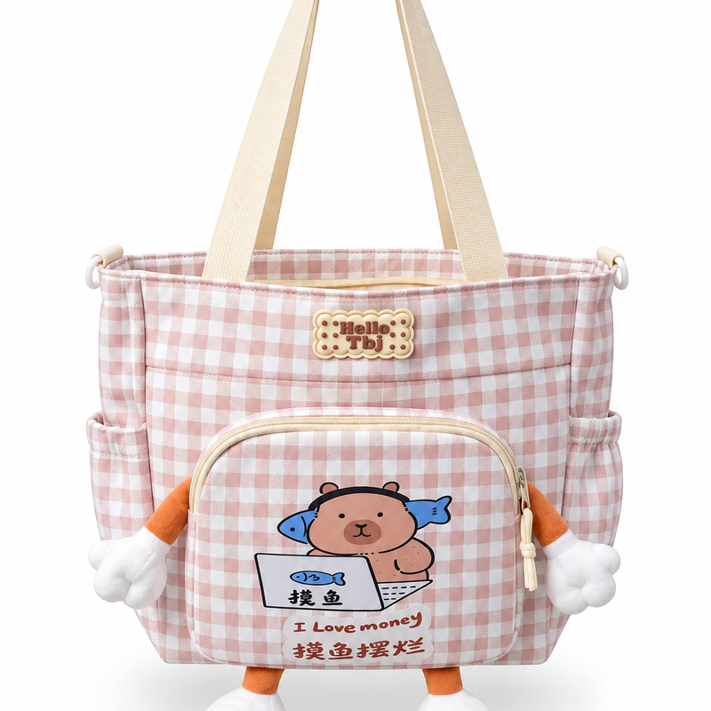 Plushie Korean Canvas tote
