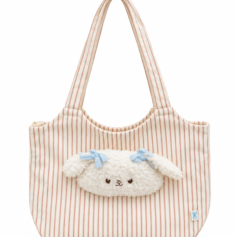 Korean Plushie Canvas Tote