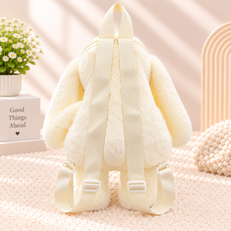 Kids Plushie Bunny Backpack