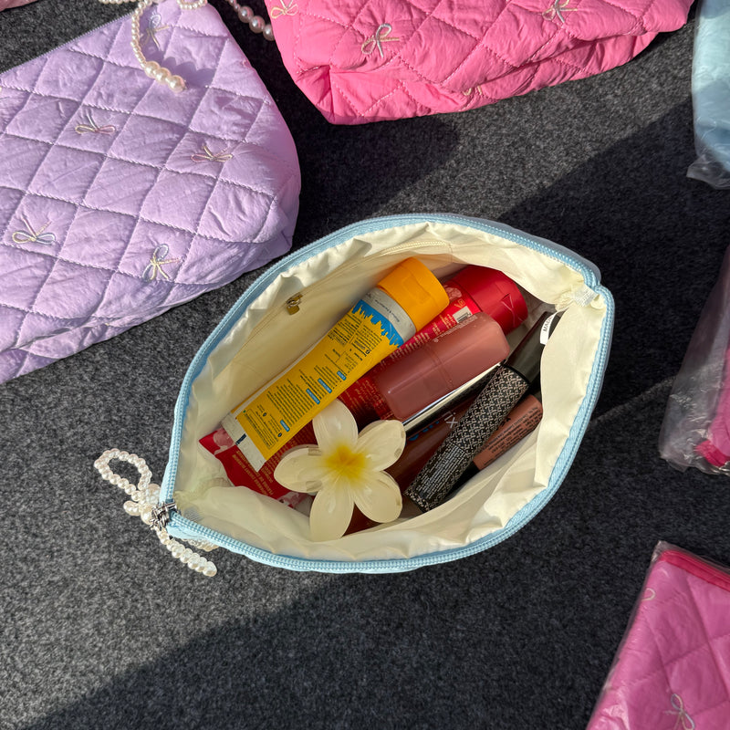 Pearl Bow Multipurpose Pouches