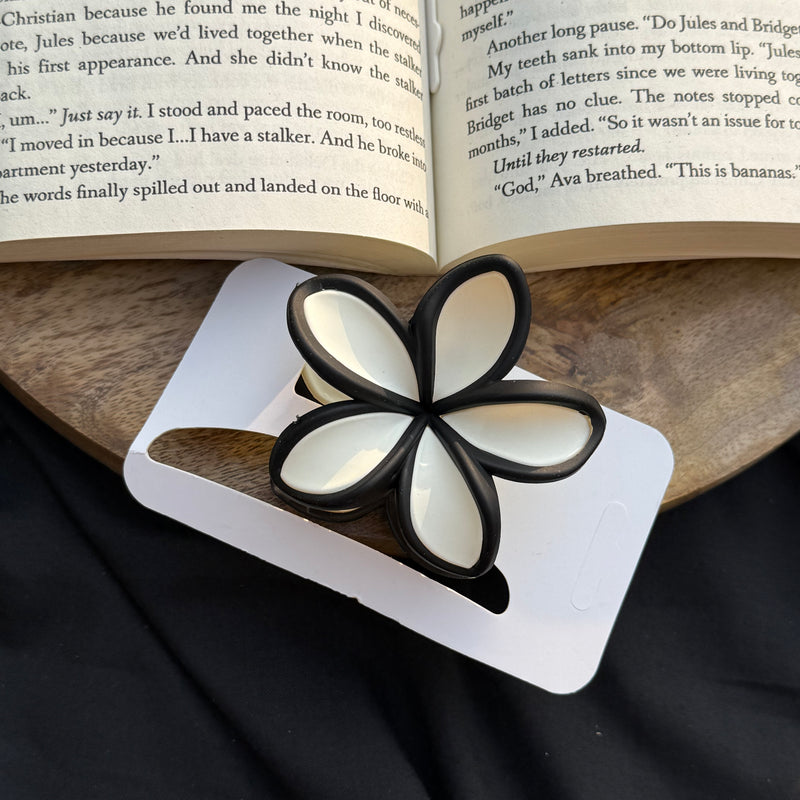 Matte Medium Flower Claw Clip