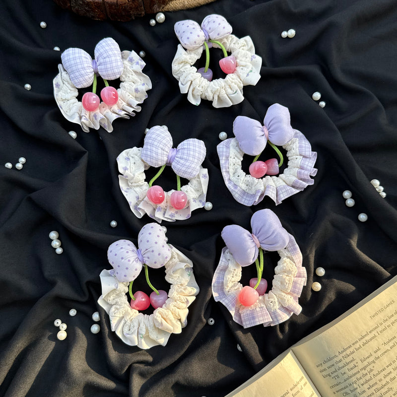Tulip Bow Scrunchie