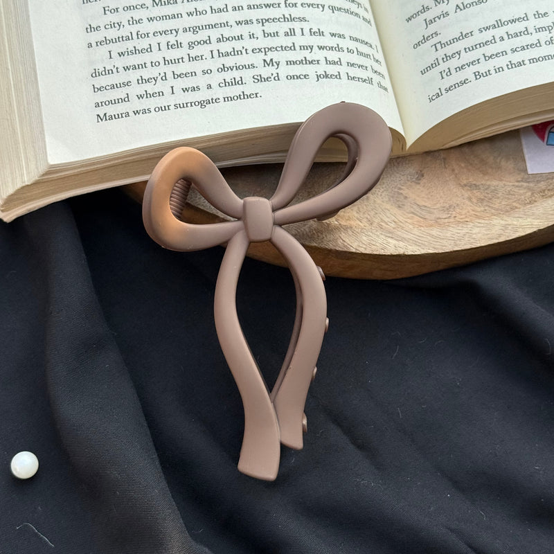 Pinteresty Large Bow Claw Clips- Matte