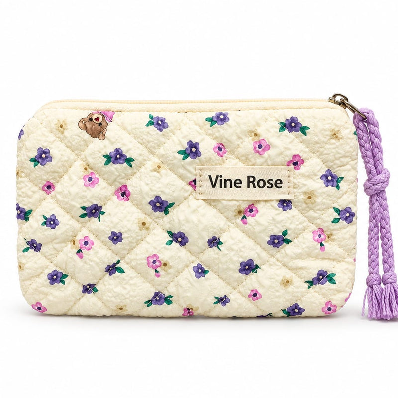 Mini Quilted Multipurpose Pouch