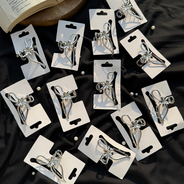 Bow Metal Claw Clip