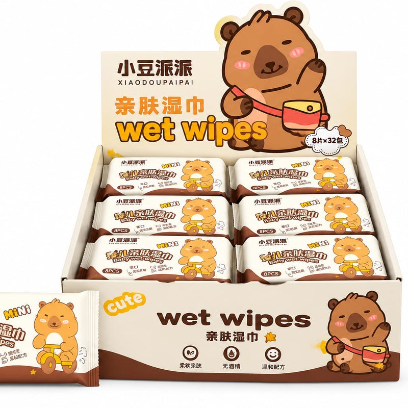 Mini Cute Wipes- 1 pack