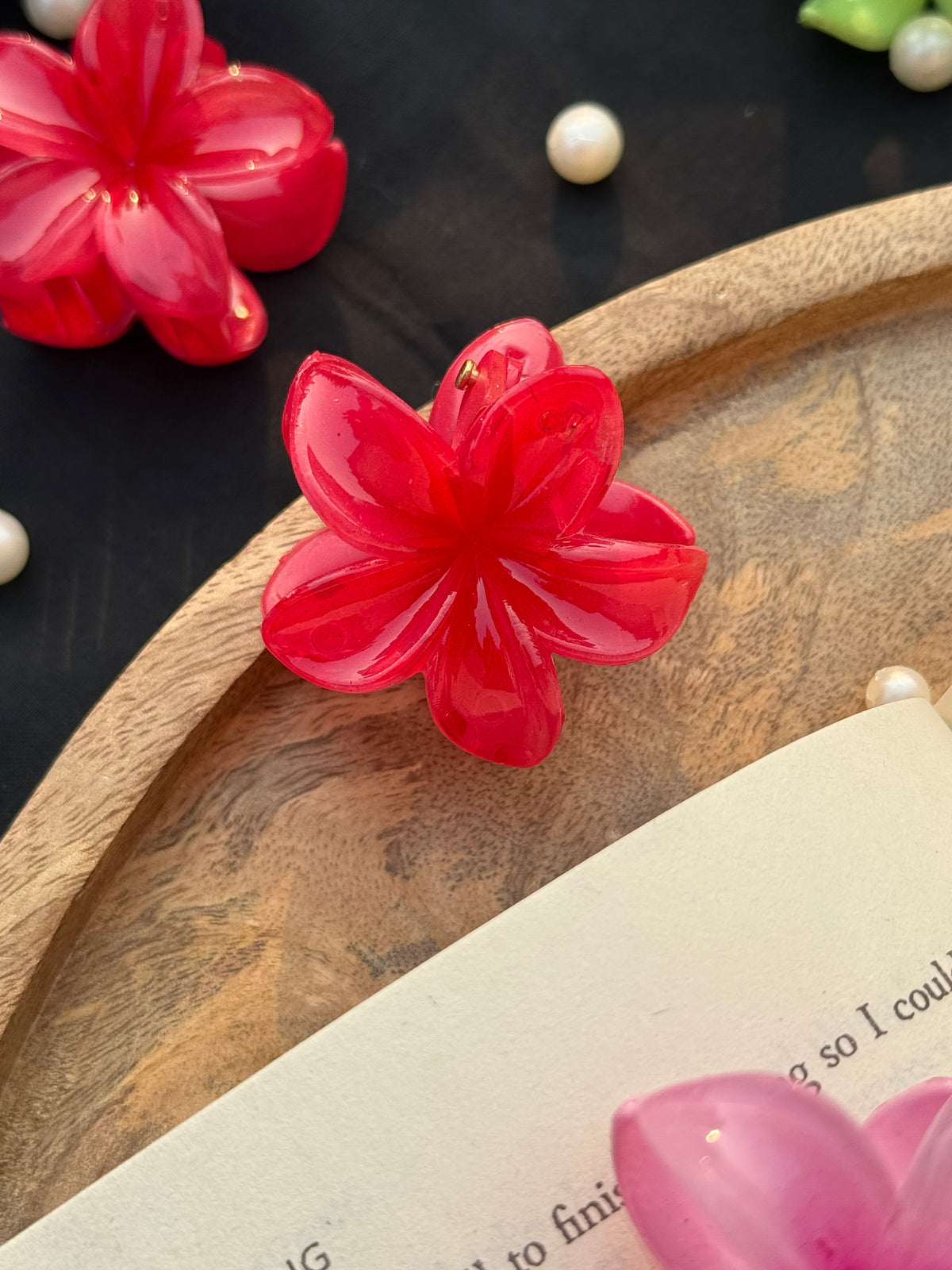 Mini Flower Claw Clip