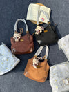 Hello Kitty Suede Handbags