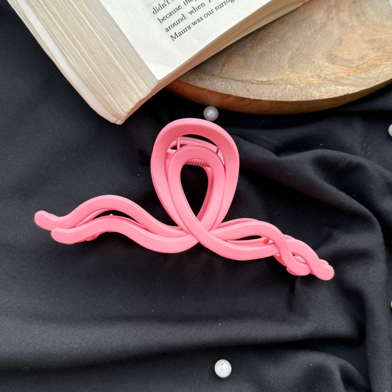 Large Aesthetic Zigzag Claw Clip