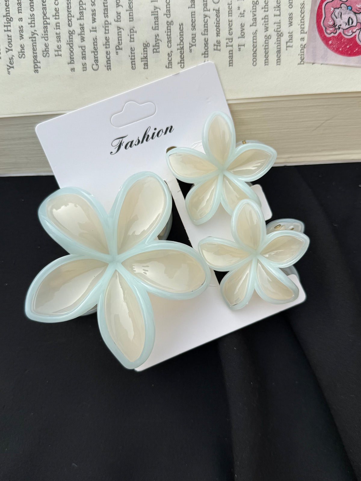 Flower Claw Clip Set
