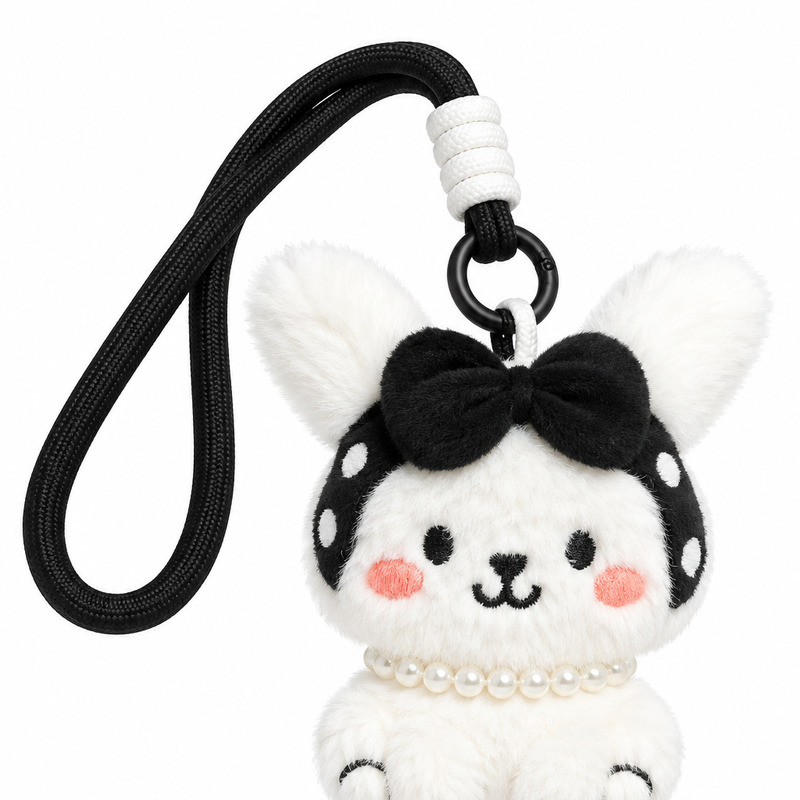 Cute Bunny pearl Bag charm