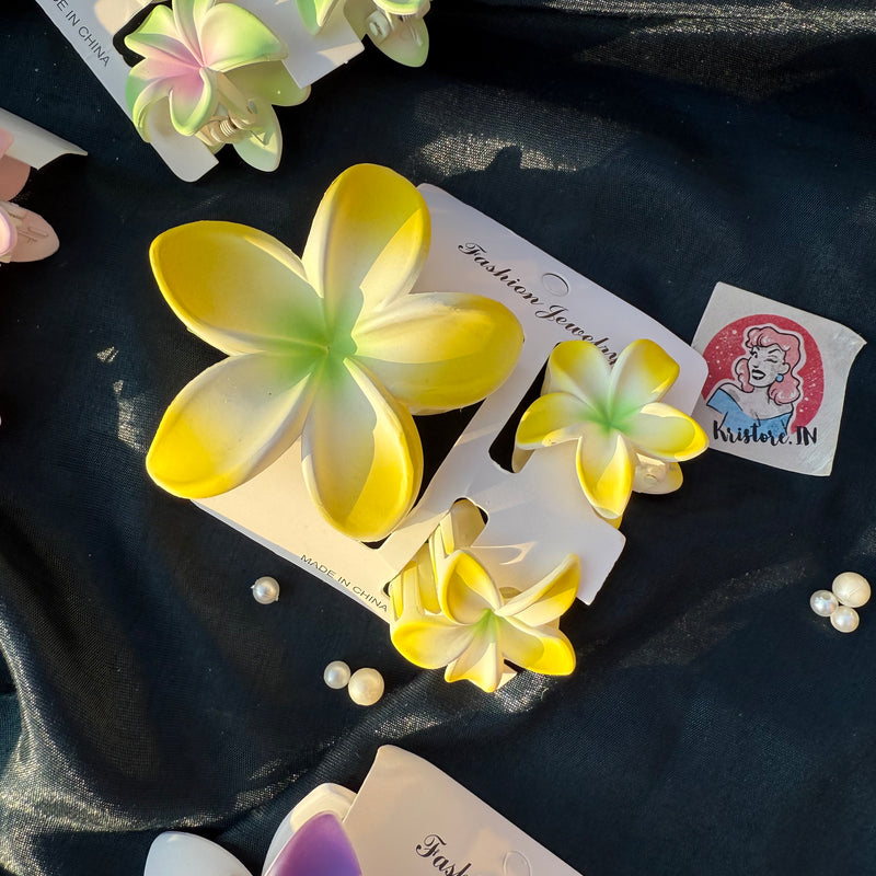 Flower Claw Clip Set