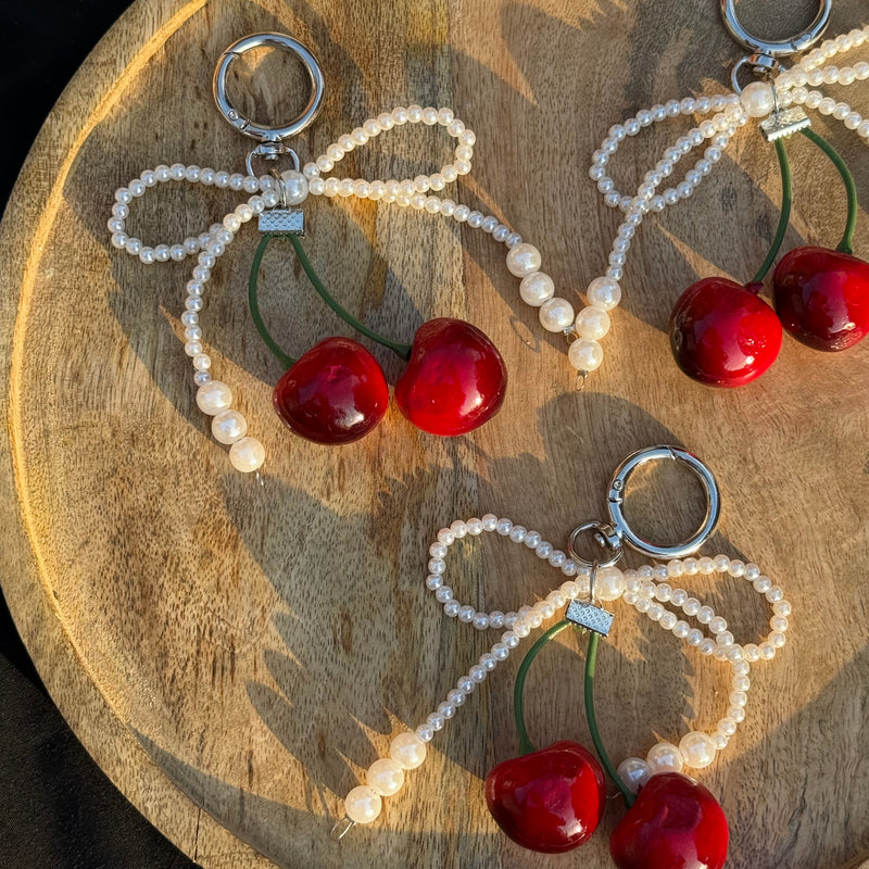 Cherry Pearl Charm