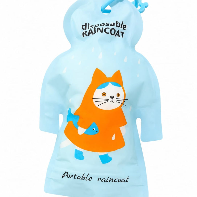 Portable Raincoat Bagcharm