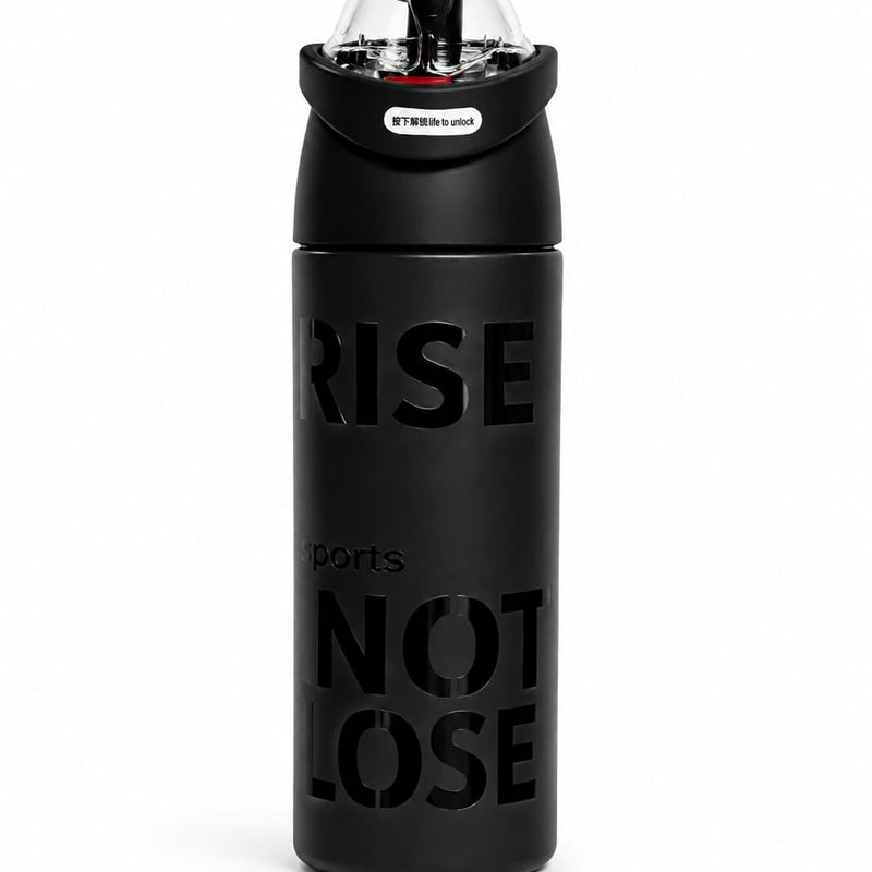 Luxury Textured Dual Sip Bottle