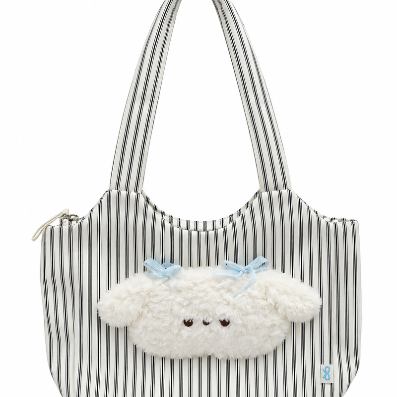 Korean Plushie Canvas Tote