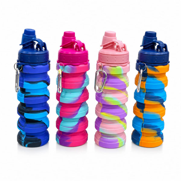 Collapsible Silicone 500 ML Bottle