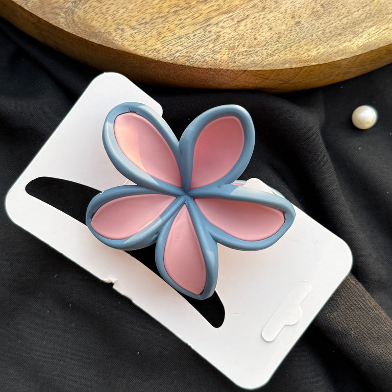 Matte Medium Flower Claw Clip