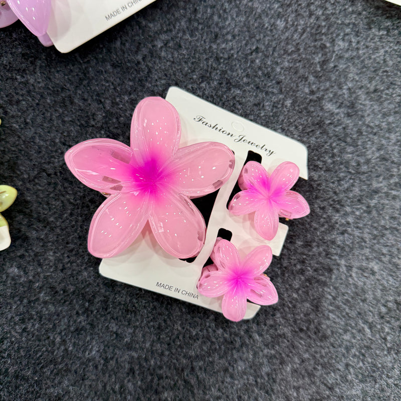 Flower Claw Clip Set