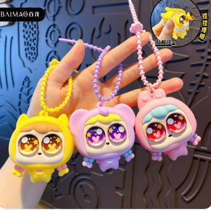 Pop Up Eyes Bag Charms