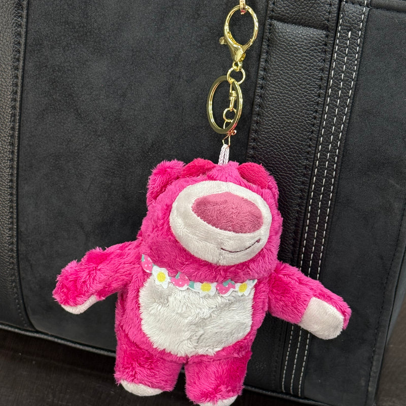 Plushie BAG CHARM- Pink Bear