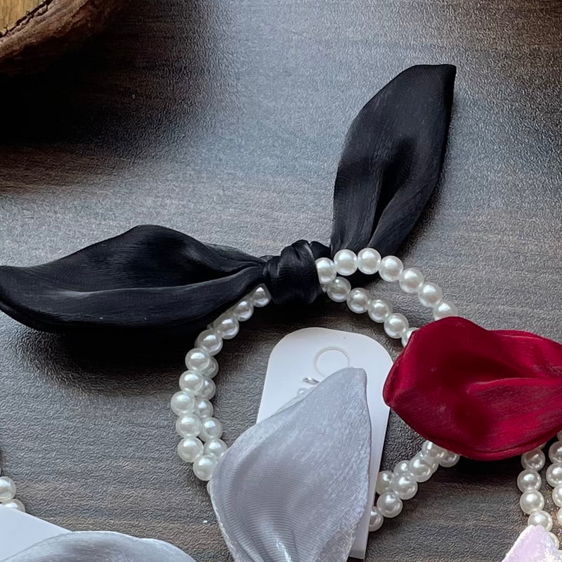 Bow Pearl Rubber bands