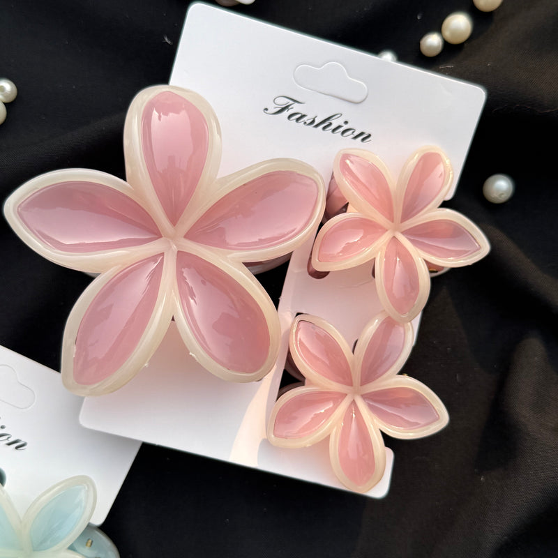 Flower Claw Clip Set