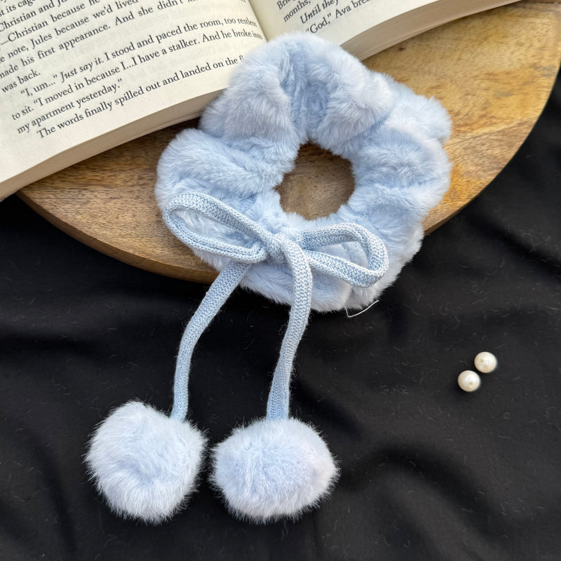 Fur Tulip Scrunchie