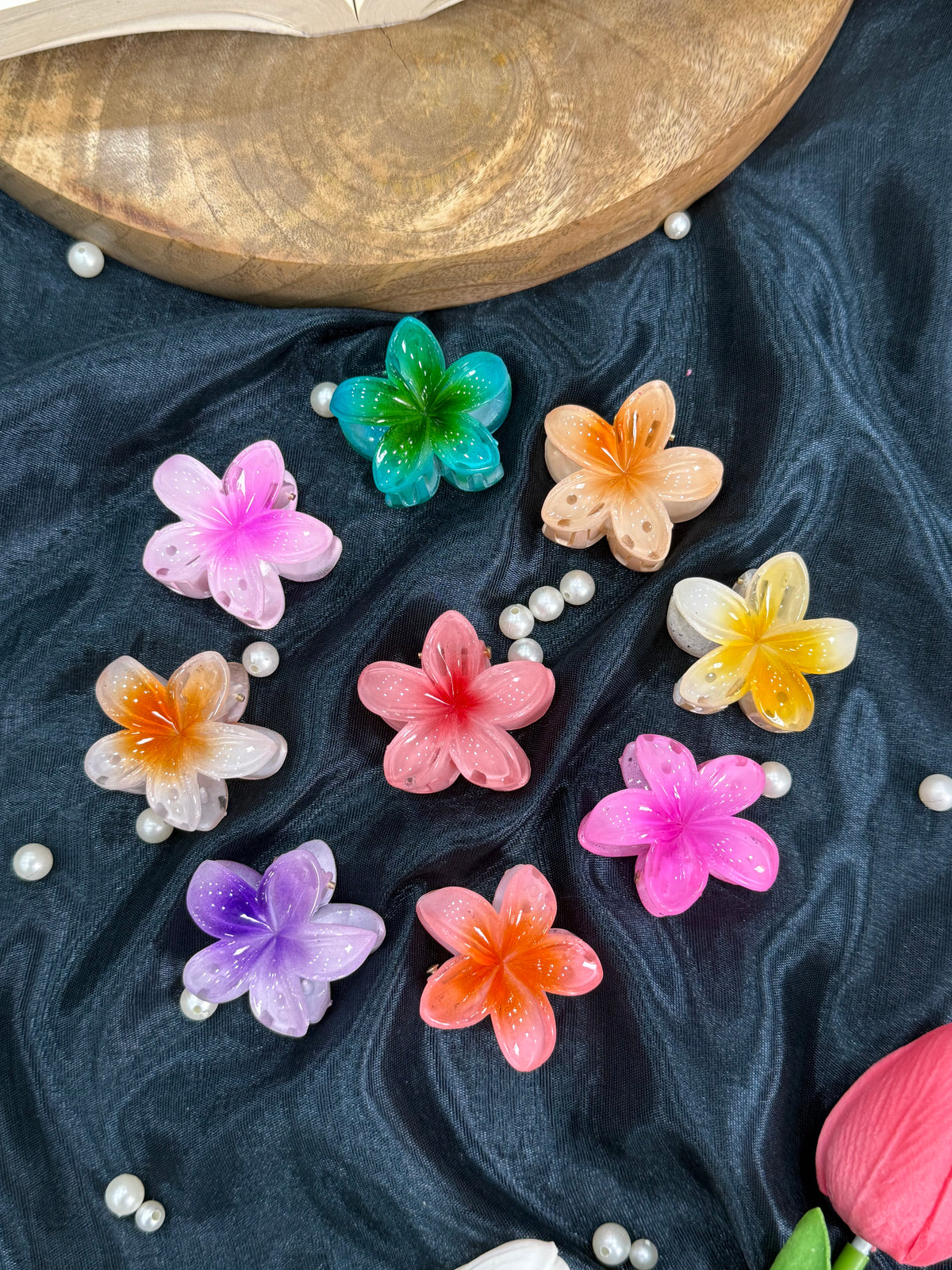 Mini Flower Claw Clip