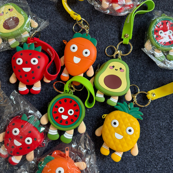 Fruity Mini Keychain Pouch