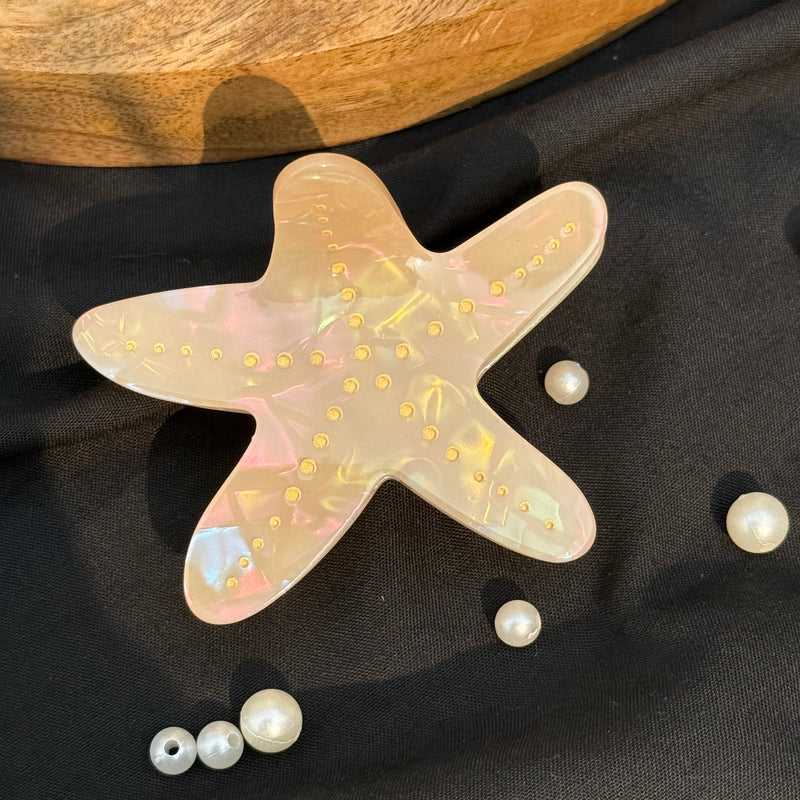 Starfish Acrylic Claw clip