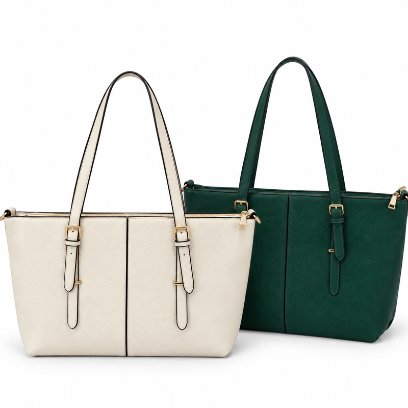 Three Compartment 18 inches Tote Bag