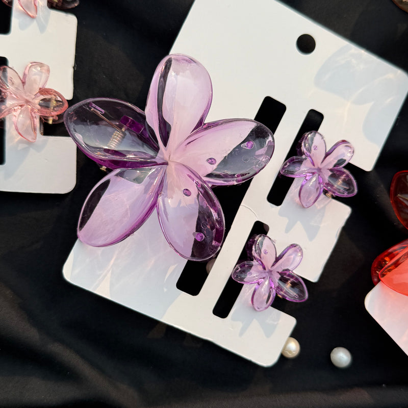 Flower Claw Clip Set