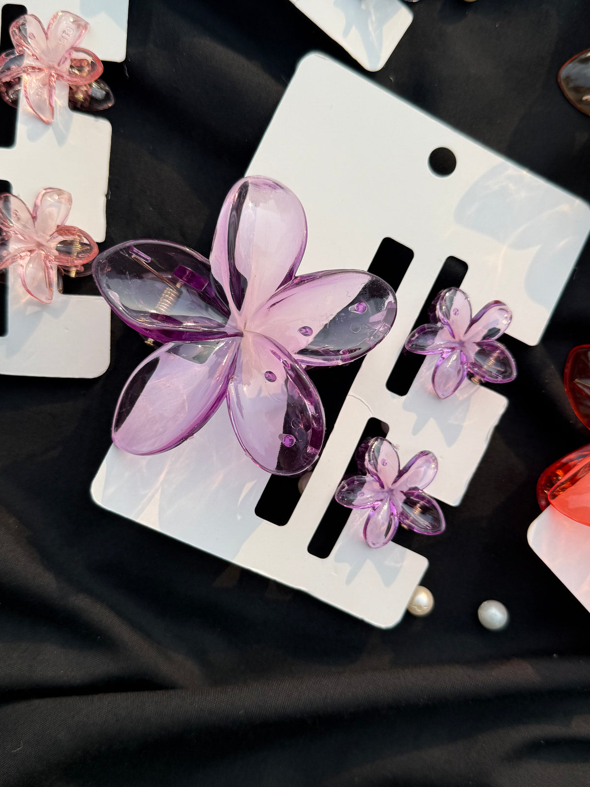 Flower Claw Clip Set